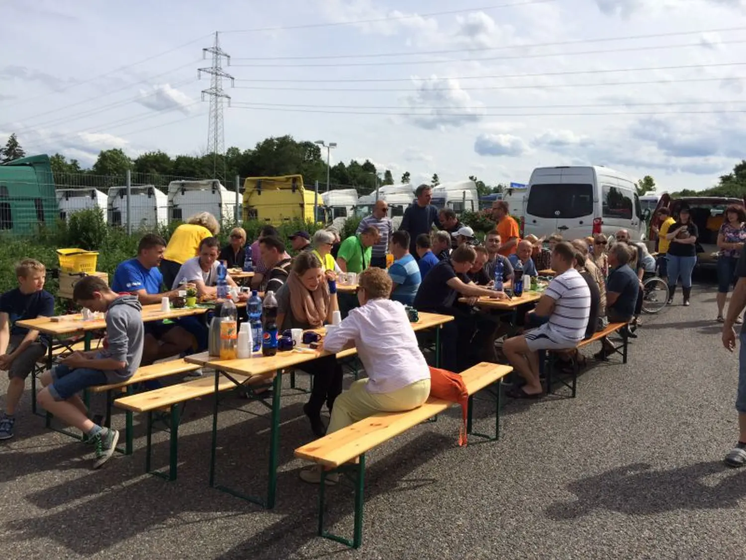 Truckerfest auf der A8 Shell-Autohof Kirchheim